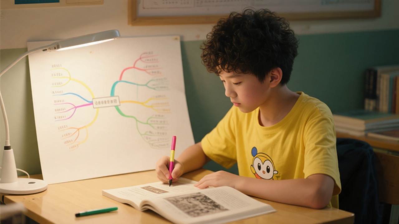 思维导图学习法实操指南：6步绘制流程+5种学科应用模板
